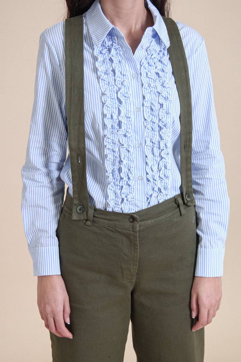 Le Streghe PANTALONE CON BRETELLE Vendita Economica
