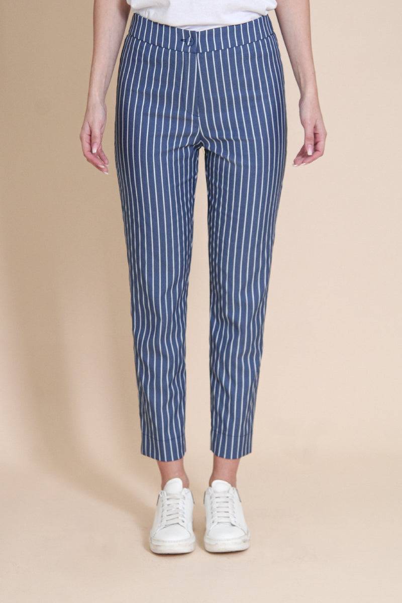 Le Streghe PANTALONE GESSATO Saldi Di Fabbrica