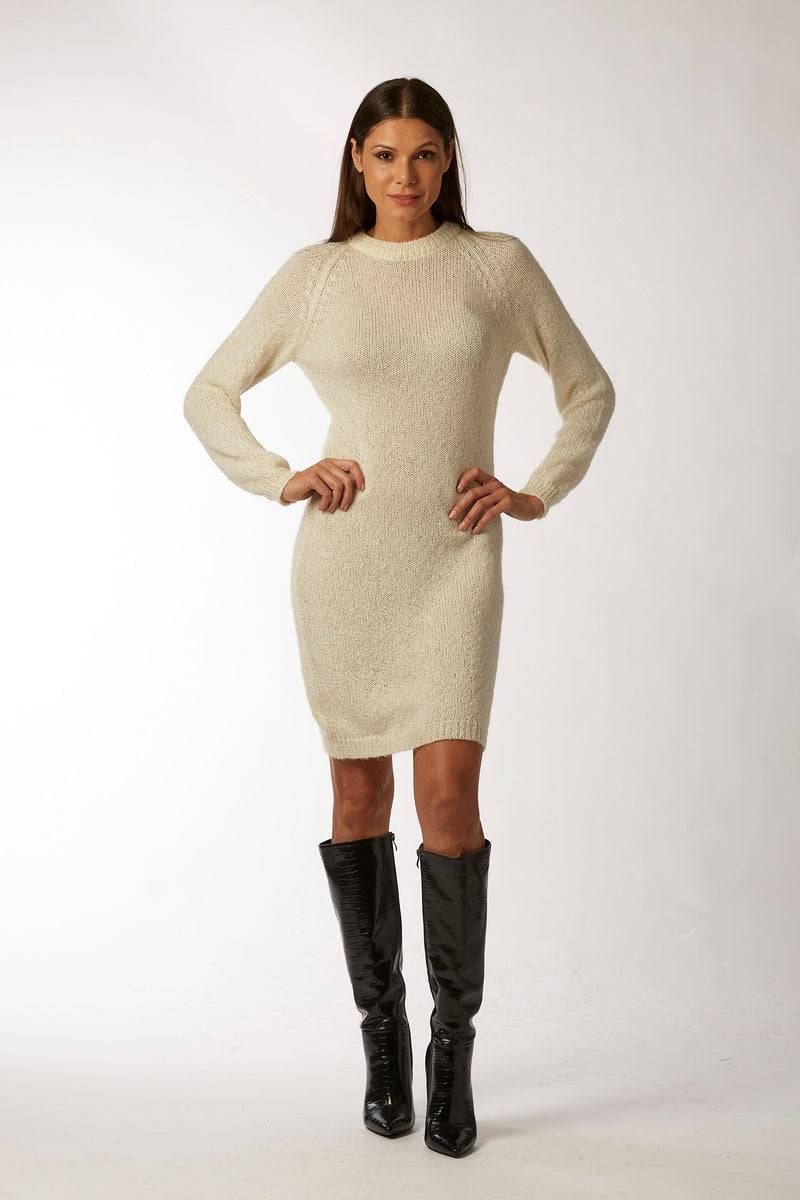 La Kore COPENHAGEN knit dress with lurex Italia