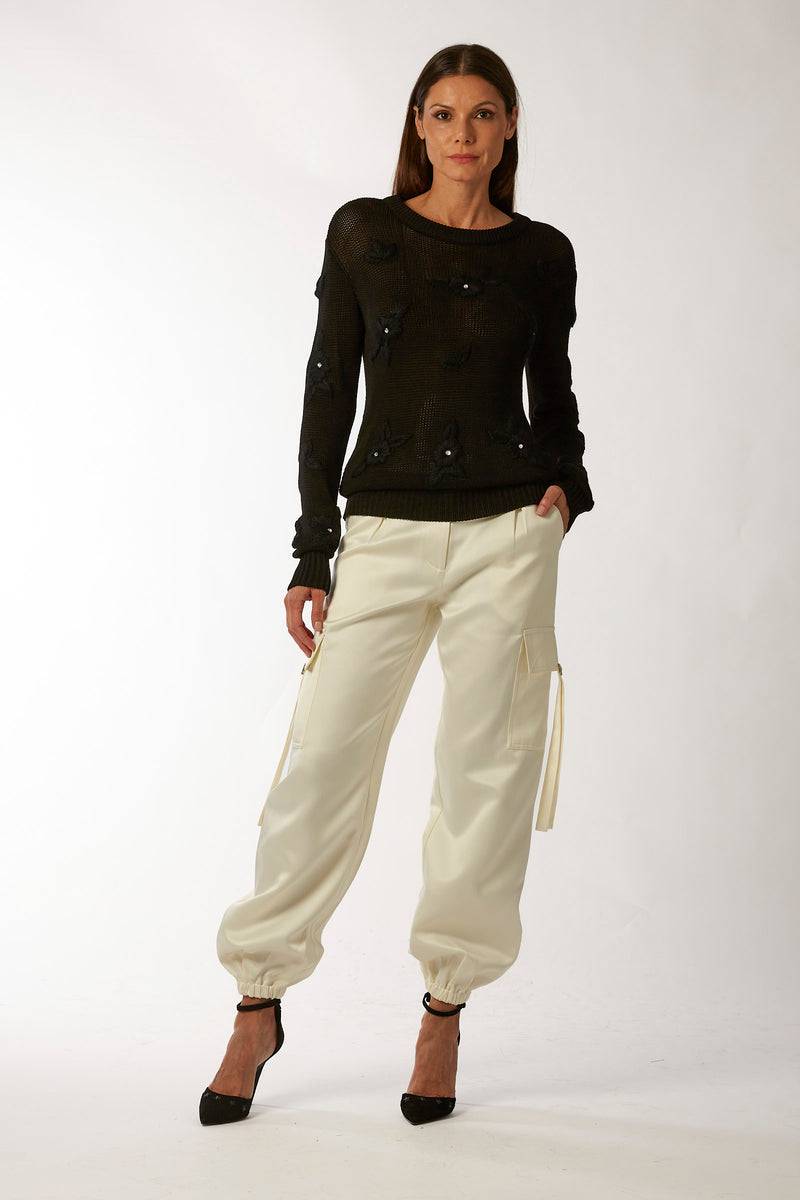 La Kore CITTA DEL MESSICO sweater with yarn embroidery 2025