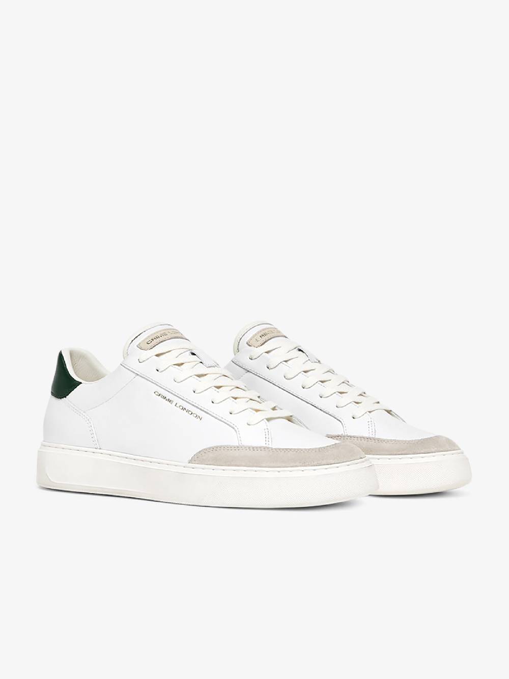CRIME LONDON Sneakers Eclipse 17672PP6 uomo pelle bianco Consegna Veloce
