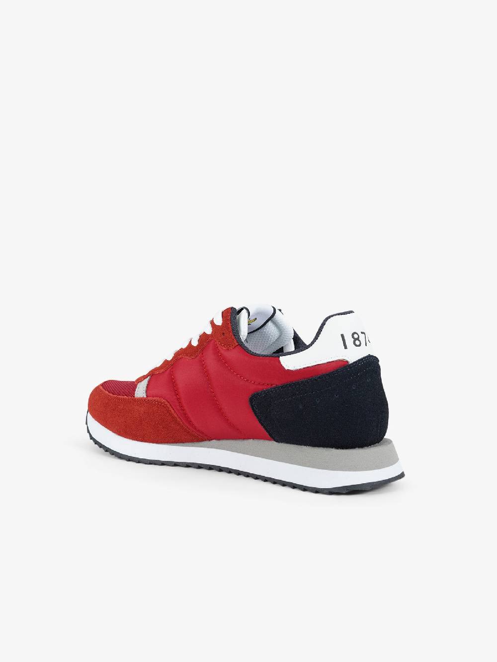 LYLE & SCOTT Sneakers Dyce uomo pelle sintetica rosso Sconto