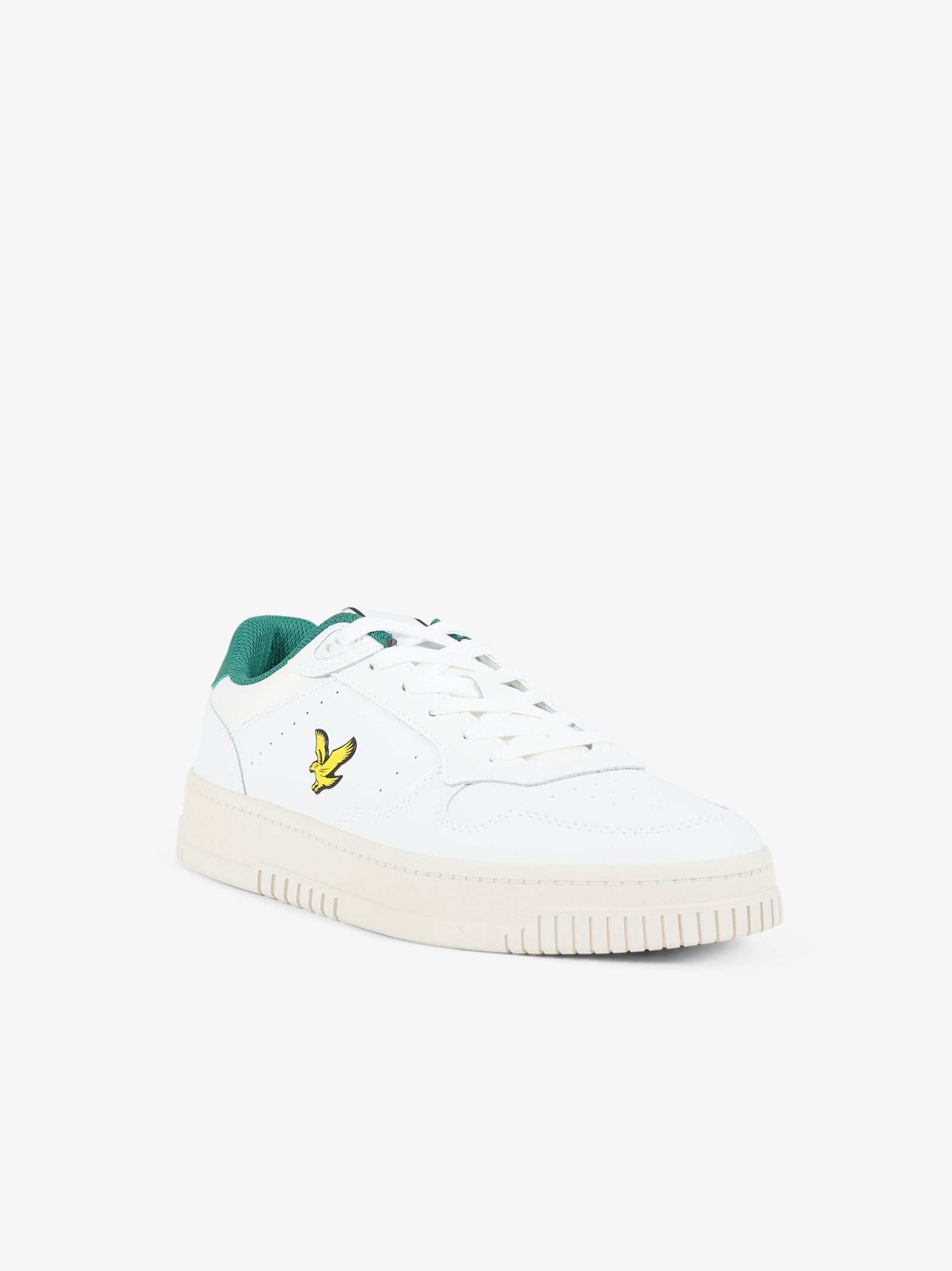 LYLE & SCOTT Sneakers Culross uomo pelle bianco In Vendita