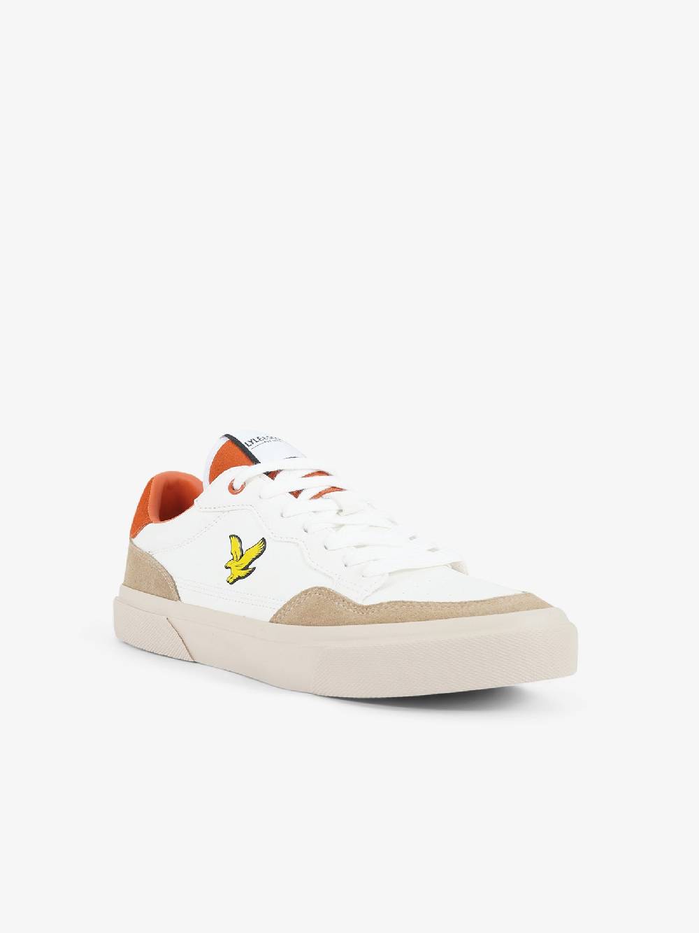 LYLE & SCOTT Sneakers Bora uomo pelle bianco Hotsell