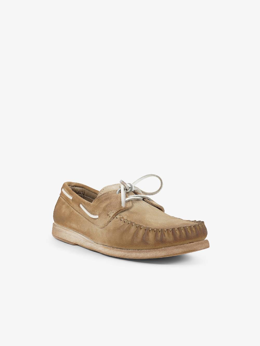 CAVALLACCIO Mocassini 1006 uomo pelle beige Vendita Calda