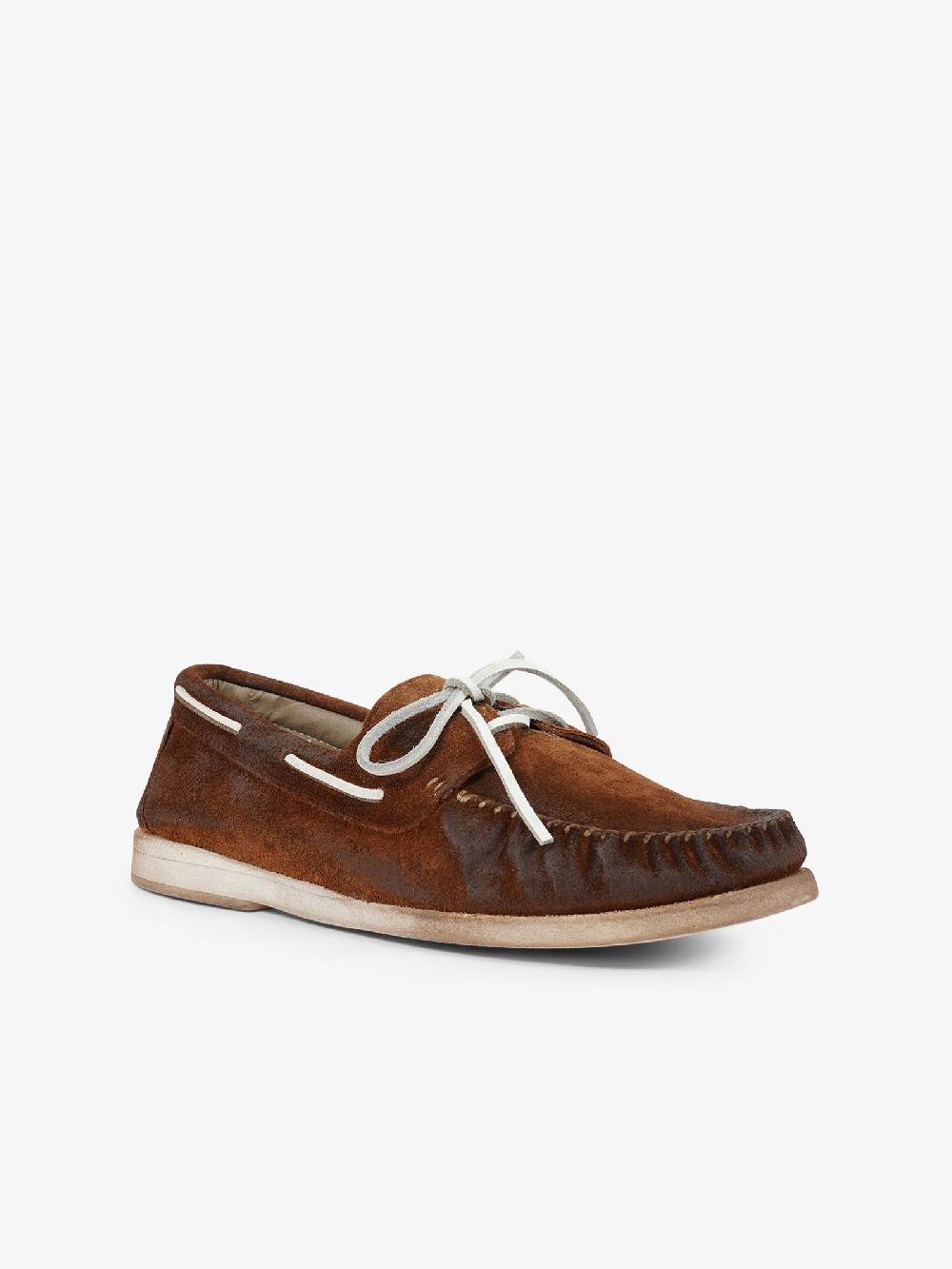 CAVALLACCIO Mocassini 1006 uomo pelle marrone Vendita Economica