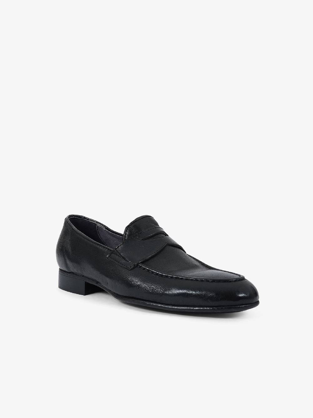 CAVALLACCIO Mocassini 001 uomo pelle nero In Saldo