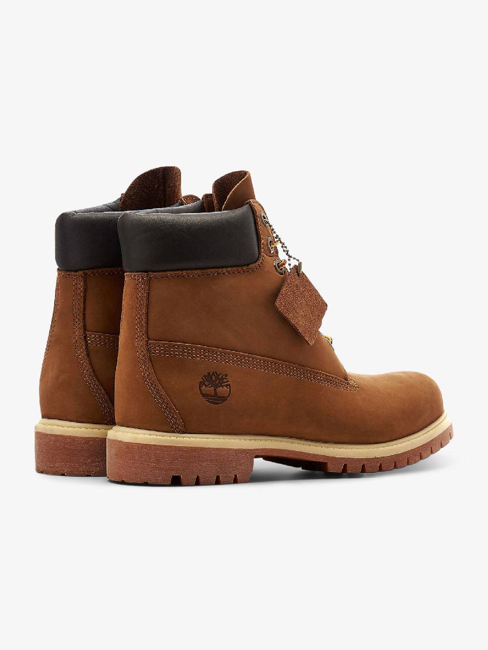 TIMBERLAND Stivaletti Premium 6-Inch TB072066 uomo pelle beige Nuova