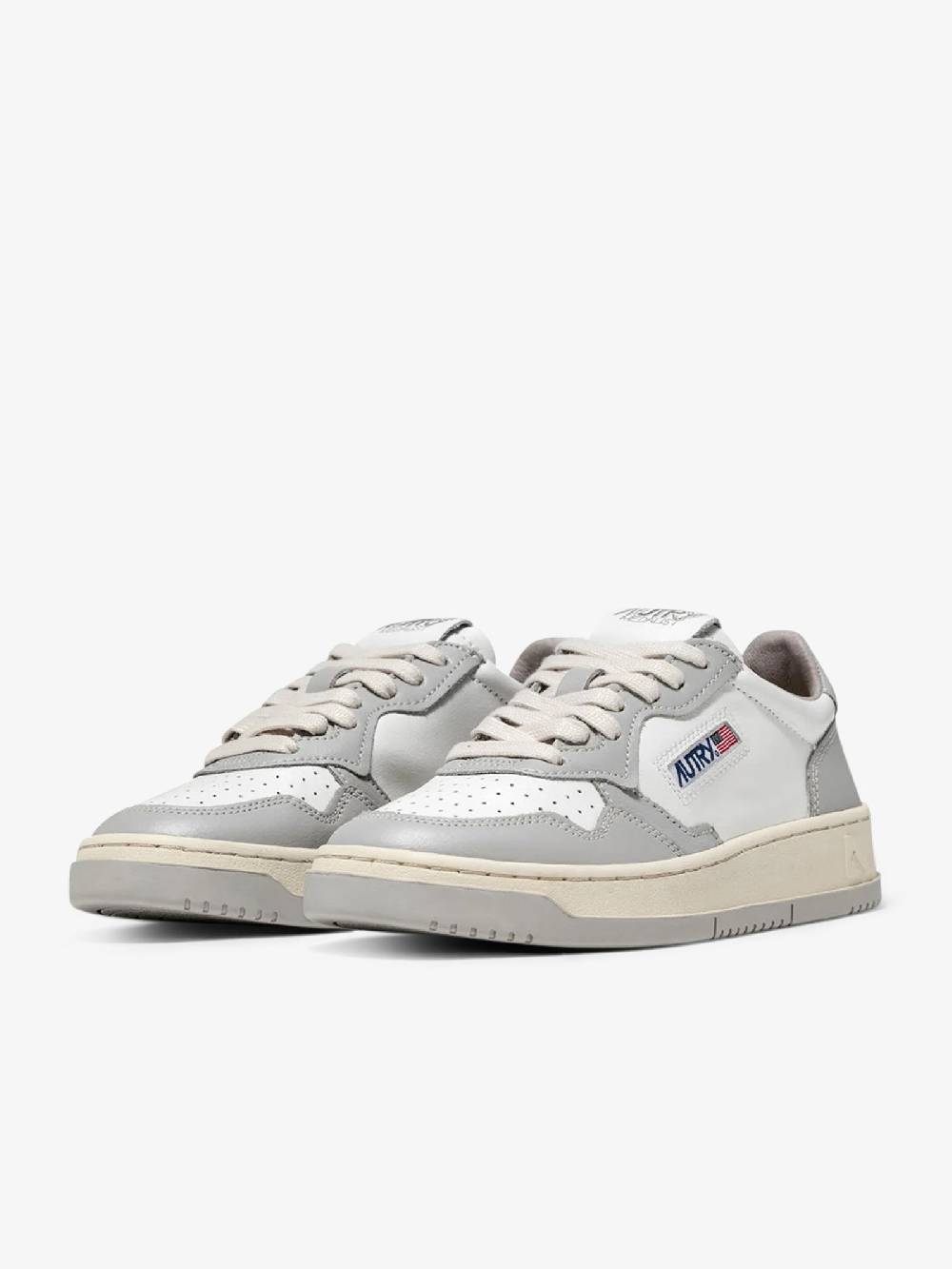 AUTRY Sneakers Medalist Low AULM uomo pelle bianco Italy