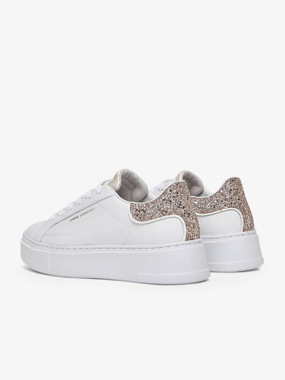 CRIME LONDON Sneakers Extralight 2.0 27601PP6 donna pelle bianco Soddisfazione Garantita