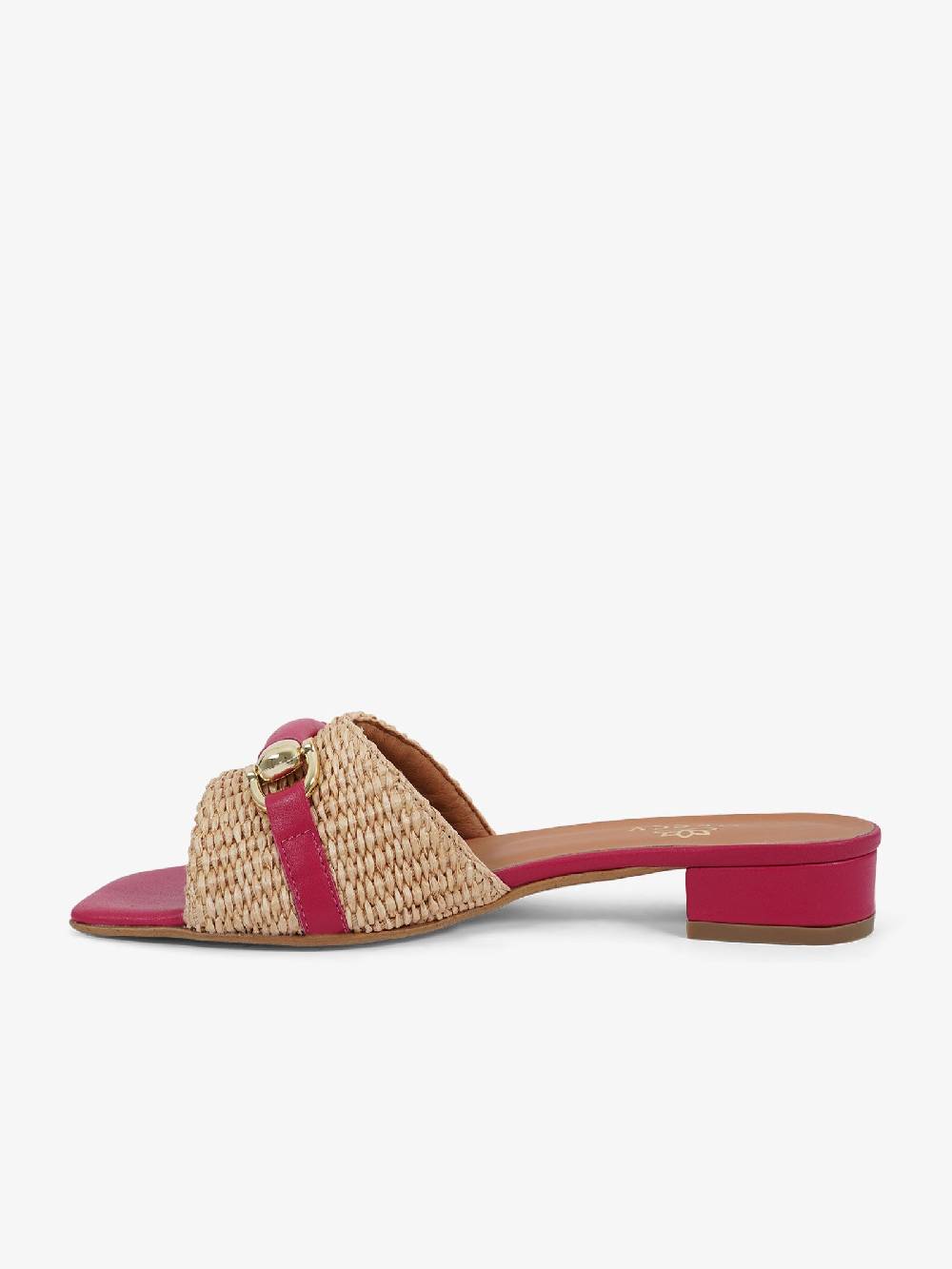 HESSY Sandali con tacco TACCO 10 720 donna rafia fucsia Sottocosto