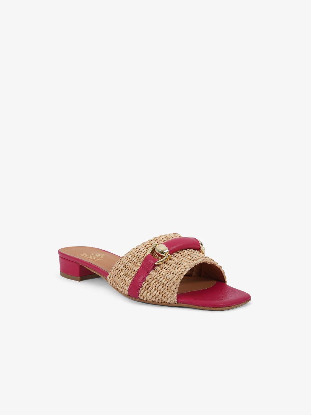 HESSY Sandali con tacco TACCO 10 720 donna rafia fucsia Sottocosto