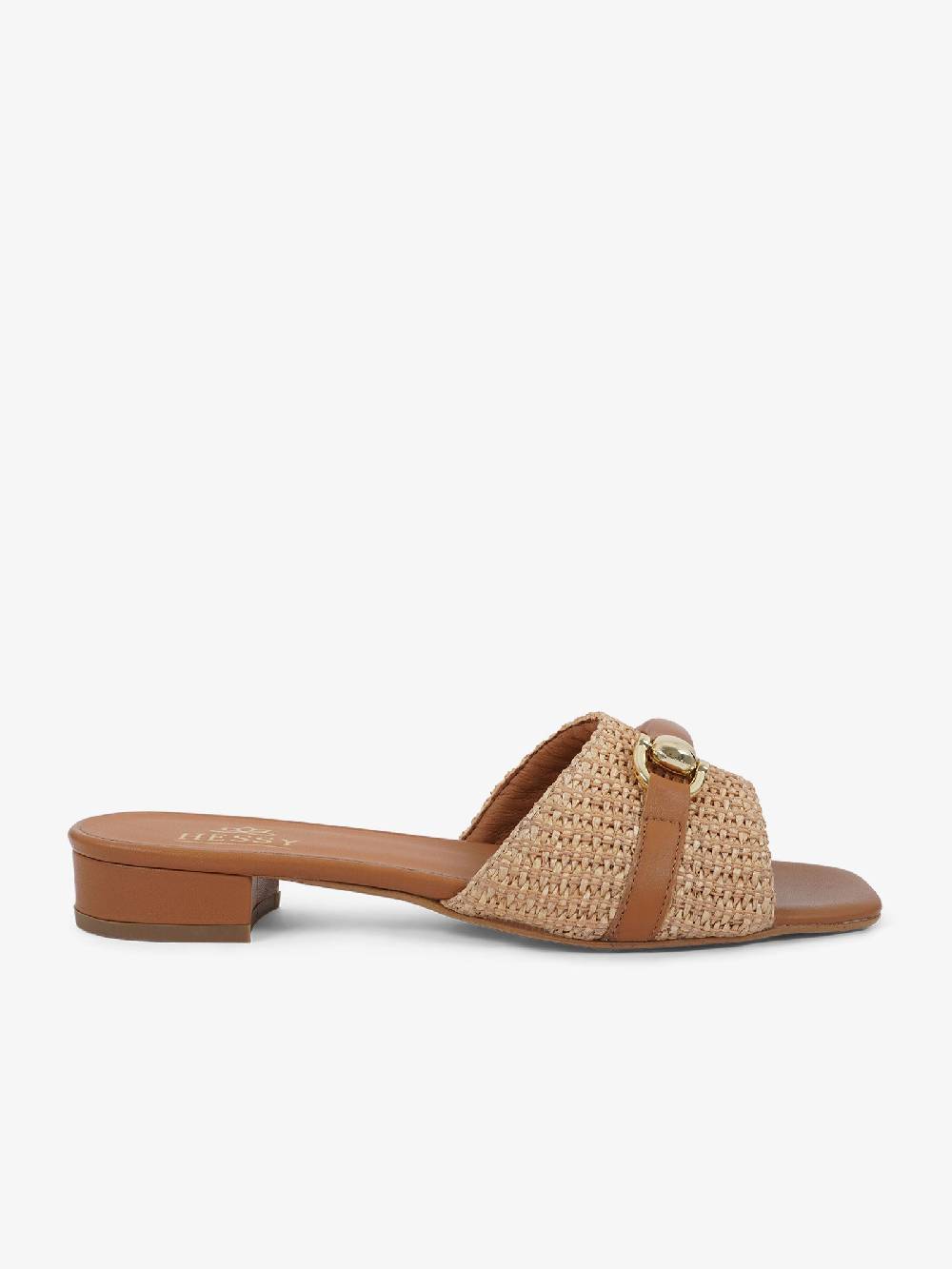 HESSY Sandali con tacco TACCO 10 720 donna rafia marrone