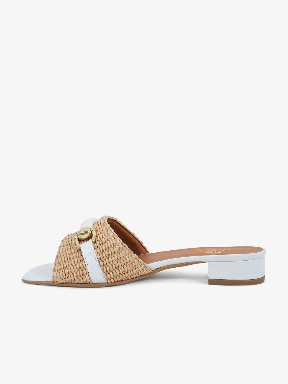 HESSY Sandali con tacco TACCO 10 720 donna rafia bianco Novità