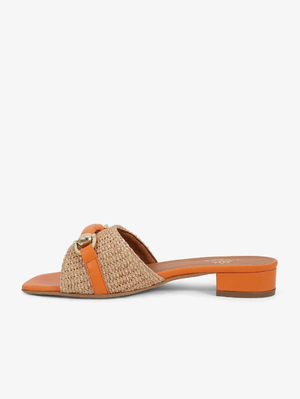 HESSY Sandali con tacco TACCO 10 720 donna rafia arancione Presa