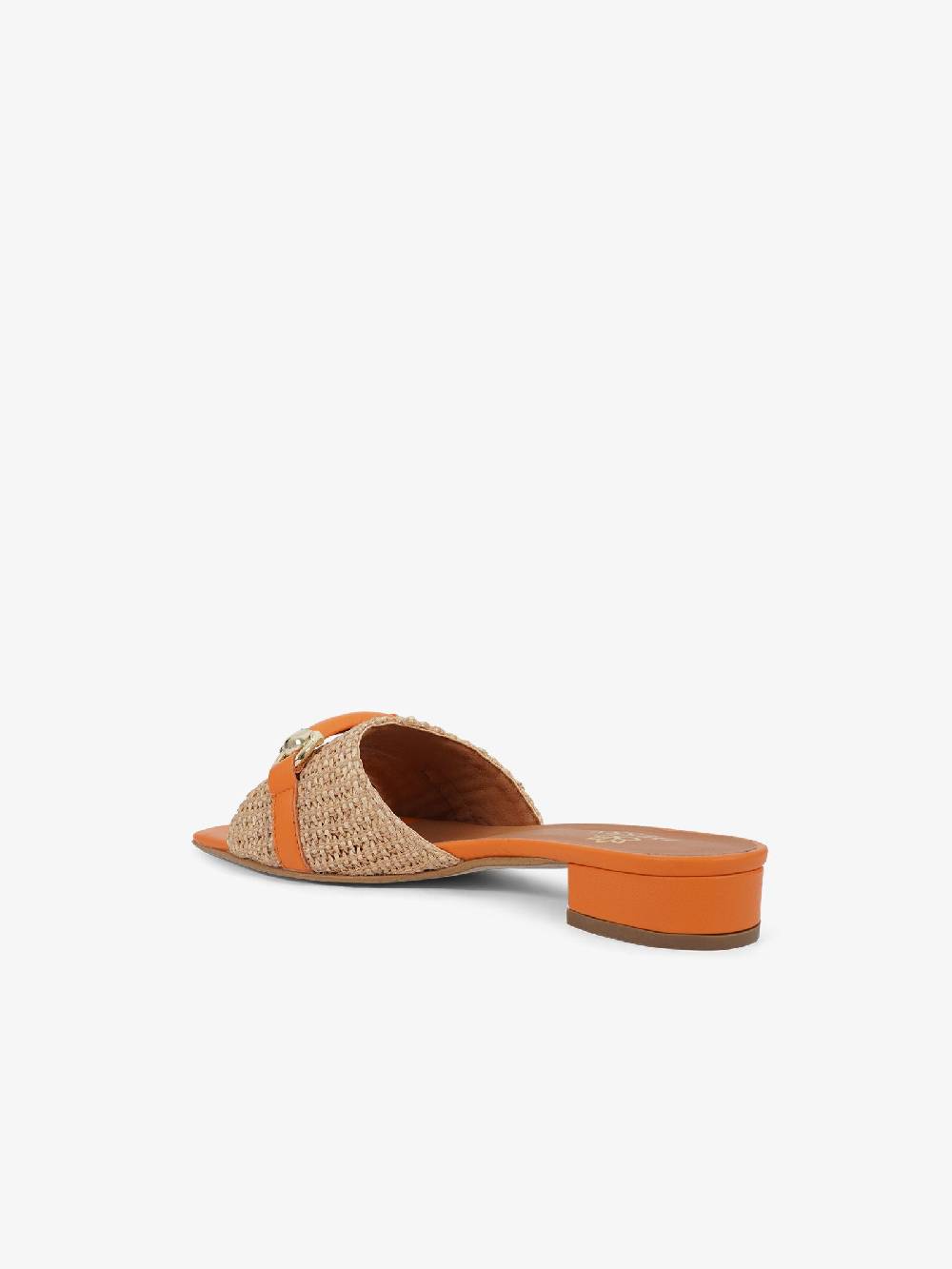 HESSY Sandali con tacco TACCO 10 720 donna rafia arancione Presa