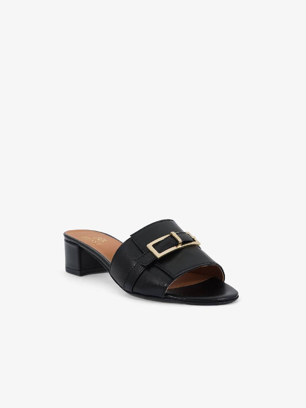 HESSY Sandali con tacco TACCO 20 5050 donna pelle nero Sconto