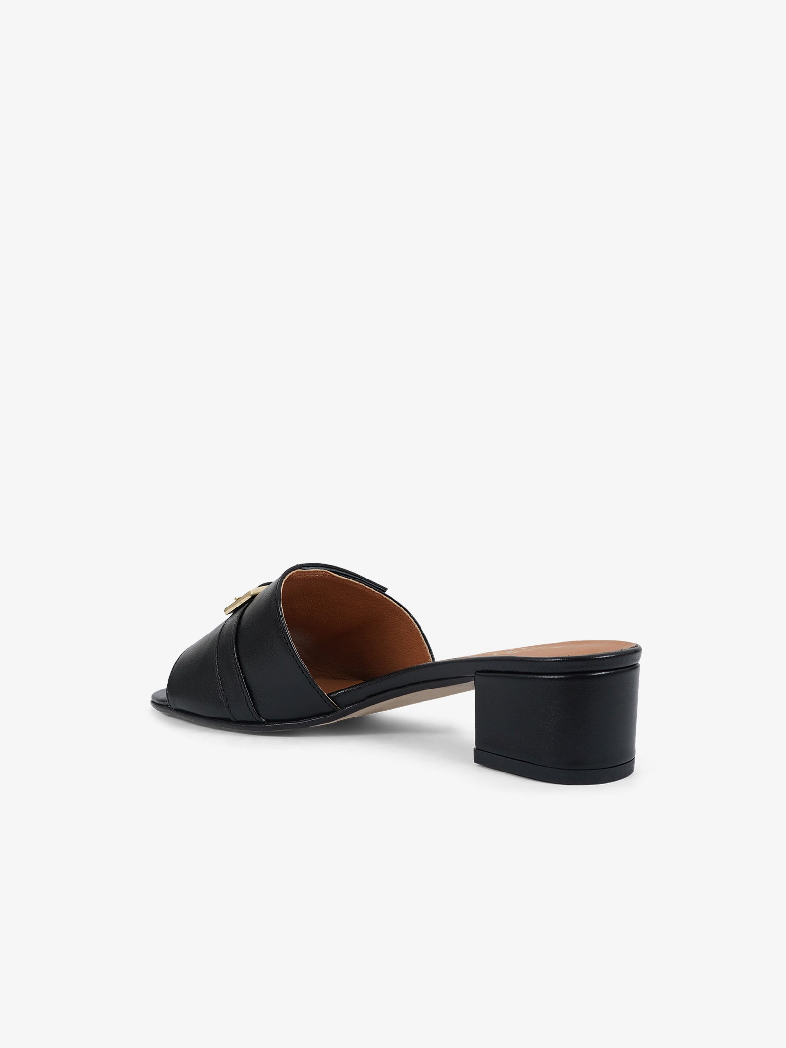 HESSY Sandali con tacco TACCO 20 5050 donna pelle nero Sconto