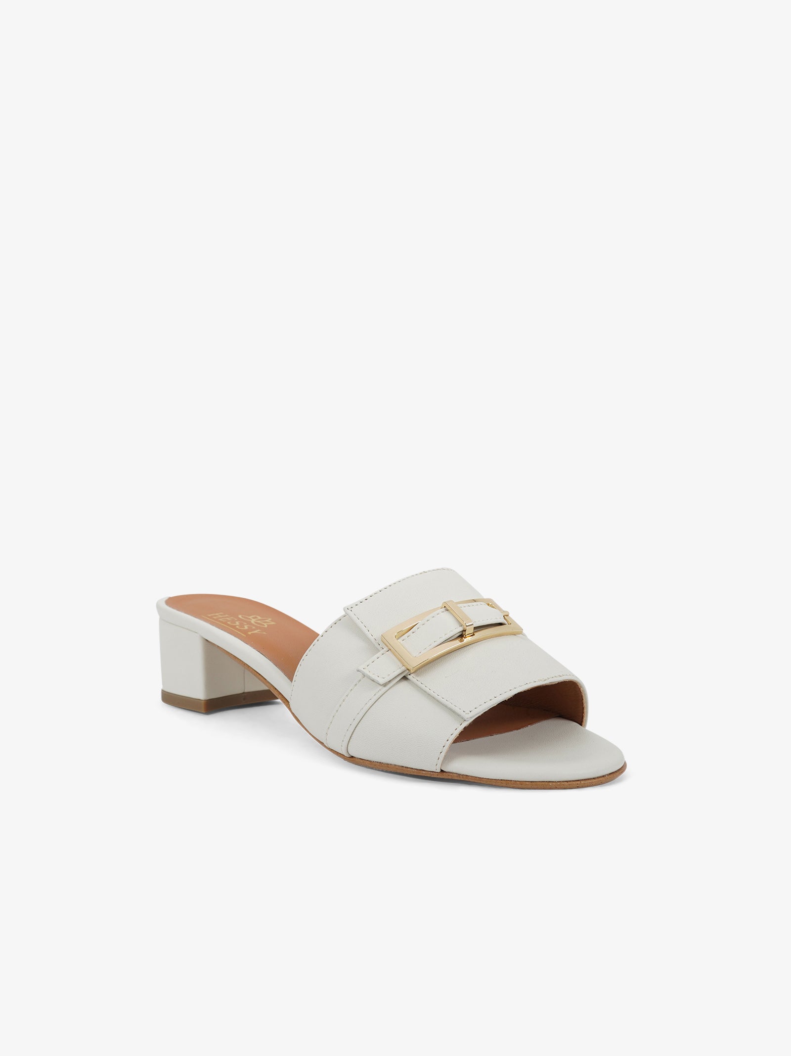 HESSY Sandali con tacco TACCO 20 5050 donna pelle bianco Economico