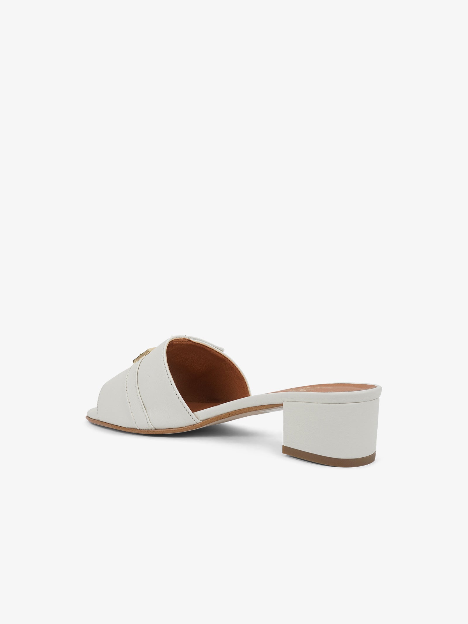 HESSY Sandali con tacco TACCO 20 5050 donna pelle bianco Economico