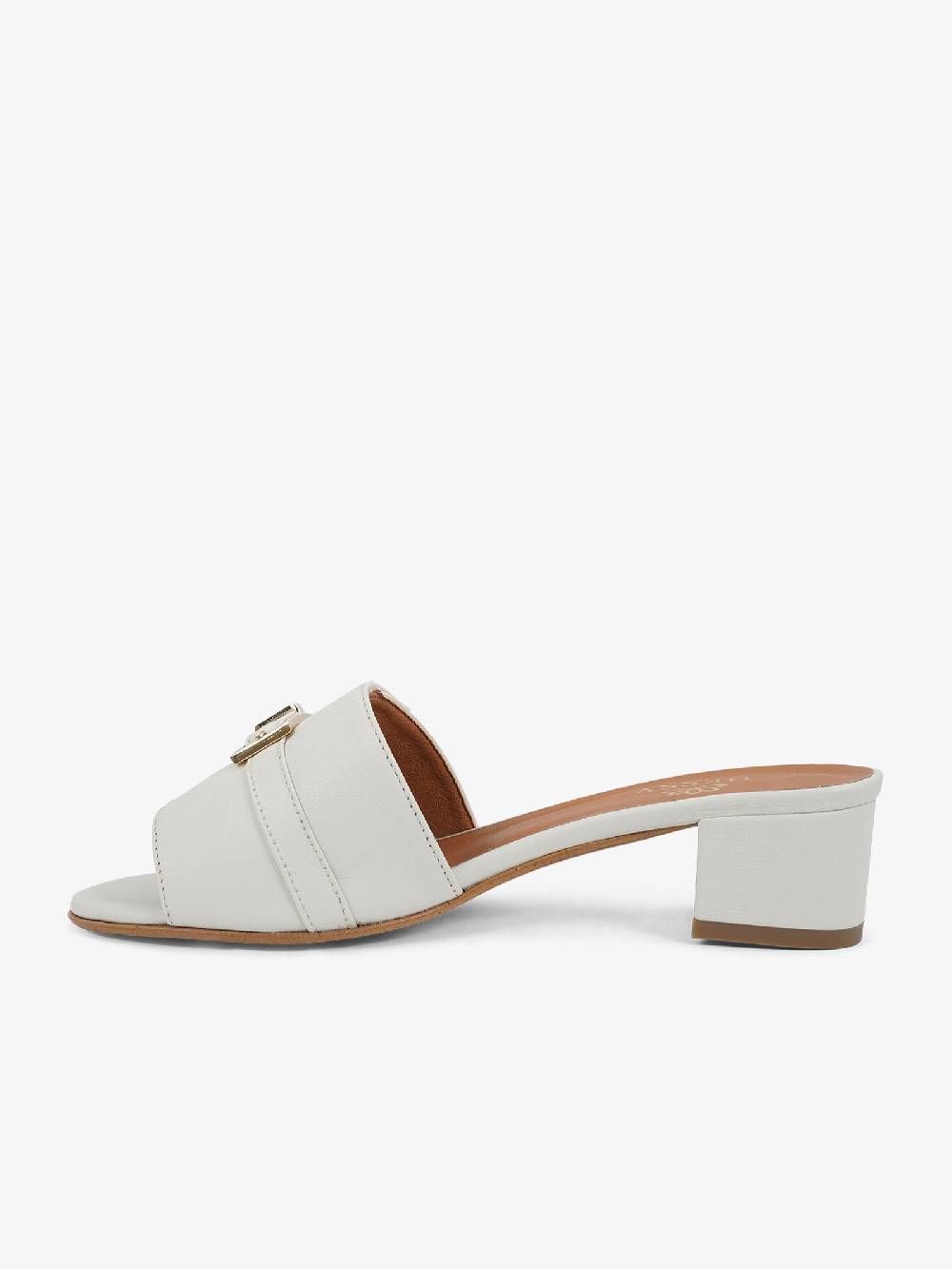 HESSY Sandali con tacco TACCO 20 5050 donna pelle bianco Economico