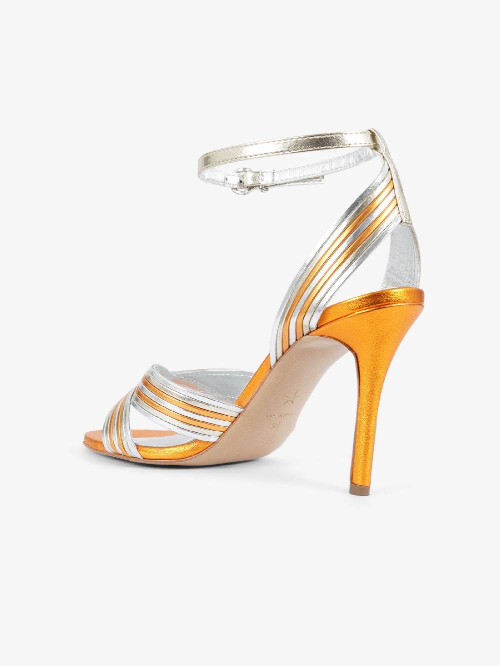 MARC ELLIS Sandali con tacco CYGNUS donna pelle arancione Prezzo basso