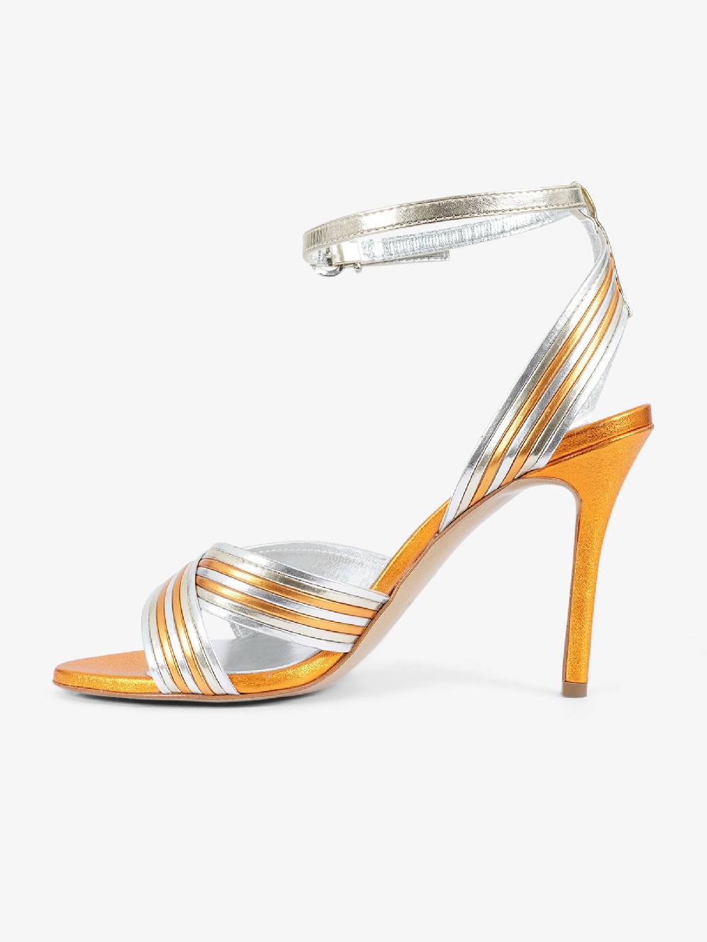 MARC ELLIS Sandali con tacco CYGNUS donna pelle arancione Prezzo basso