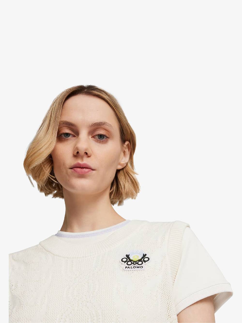 PUMA Top PUMA x PALOMO 625559_ donna cotone bianco Fino Al -60%