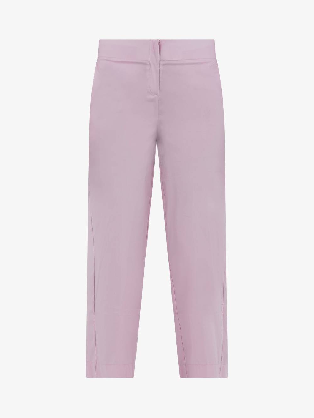 JIJIL Pantalone a vita alta PA279 donna cotone rosa Soddisfazione Garantita