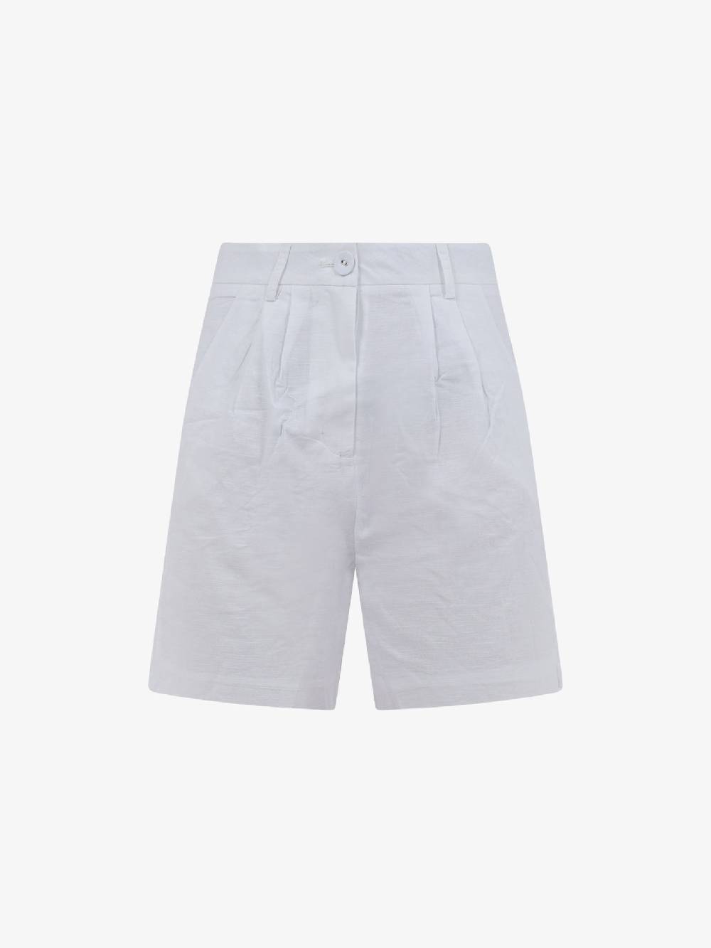 GLAMOROUS Shorts lunghezza media GS0795 donna cotone bianco 2025