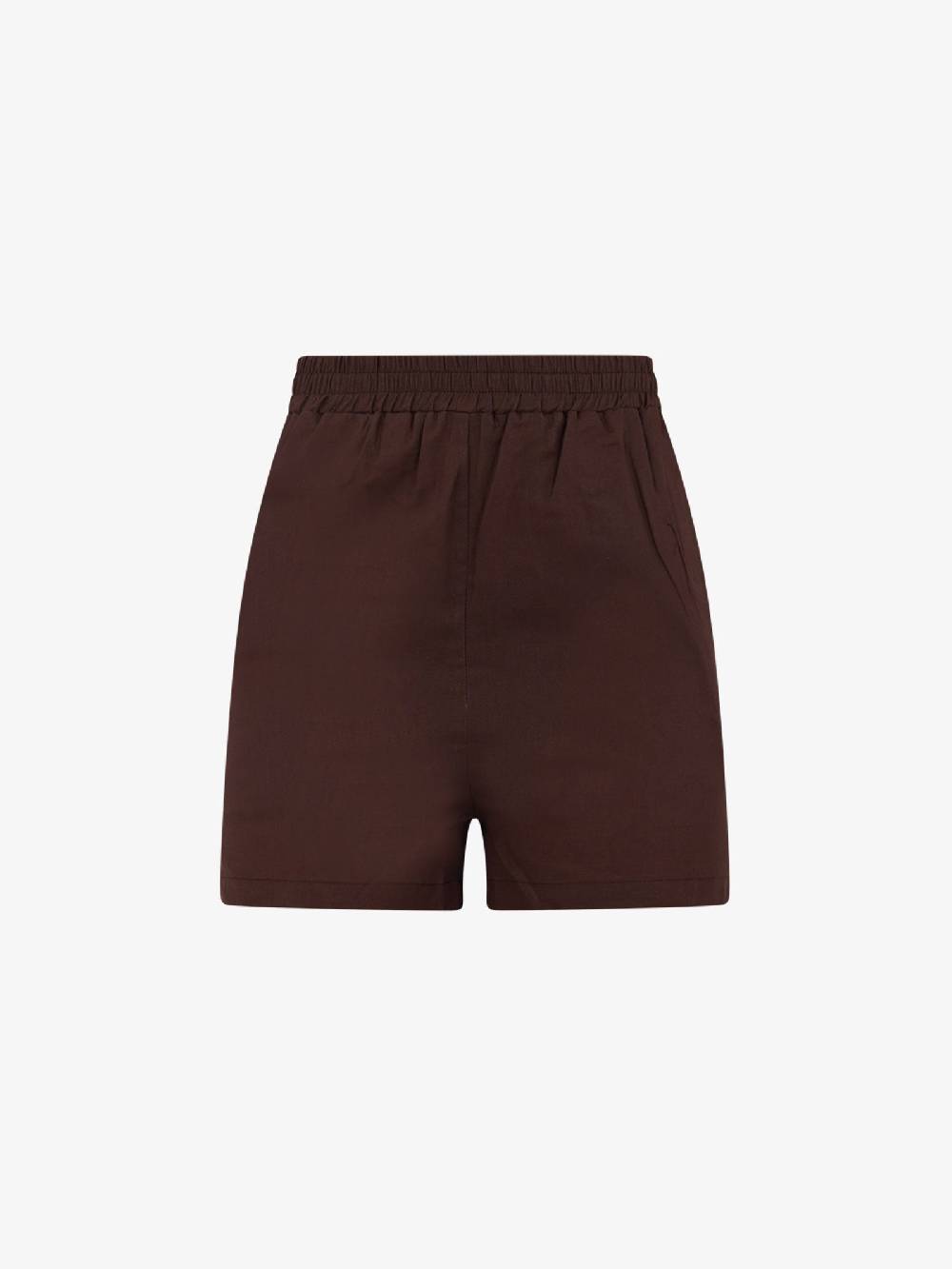 GLAMOROUS Shorts con elastico CK7508 donna cotone marrone In Linea