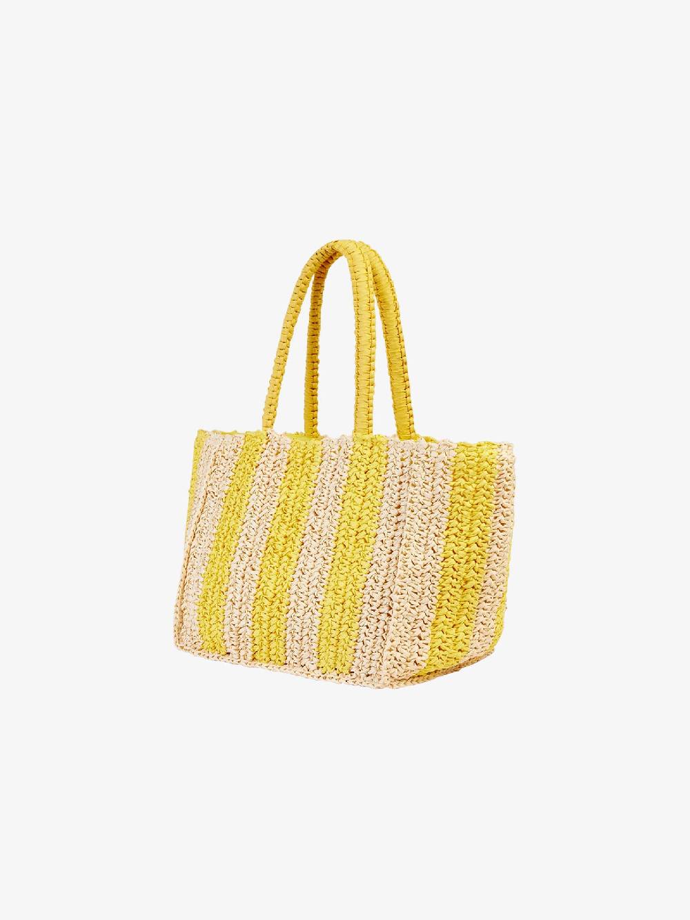 SUNDEK Borsa a mano VITA PAPER STRAW AW743ABPA100 donna giallo Pezzi Unici