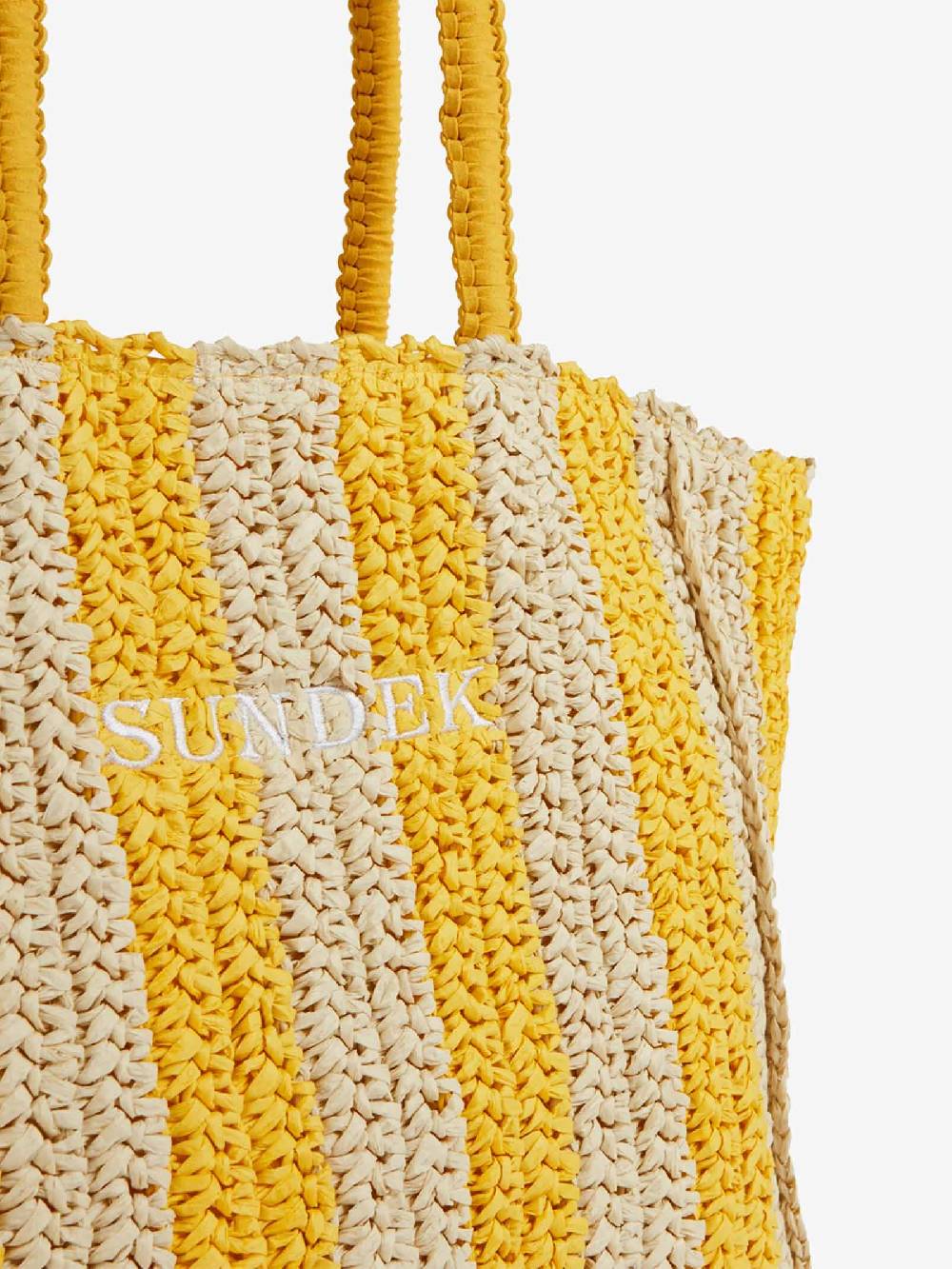 SUNDEK Borsa a mano CHOU STRAW AW741ABPA100 donna giallo Comprane uno, ottenene uno gratis