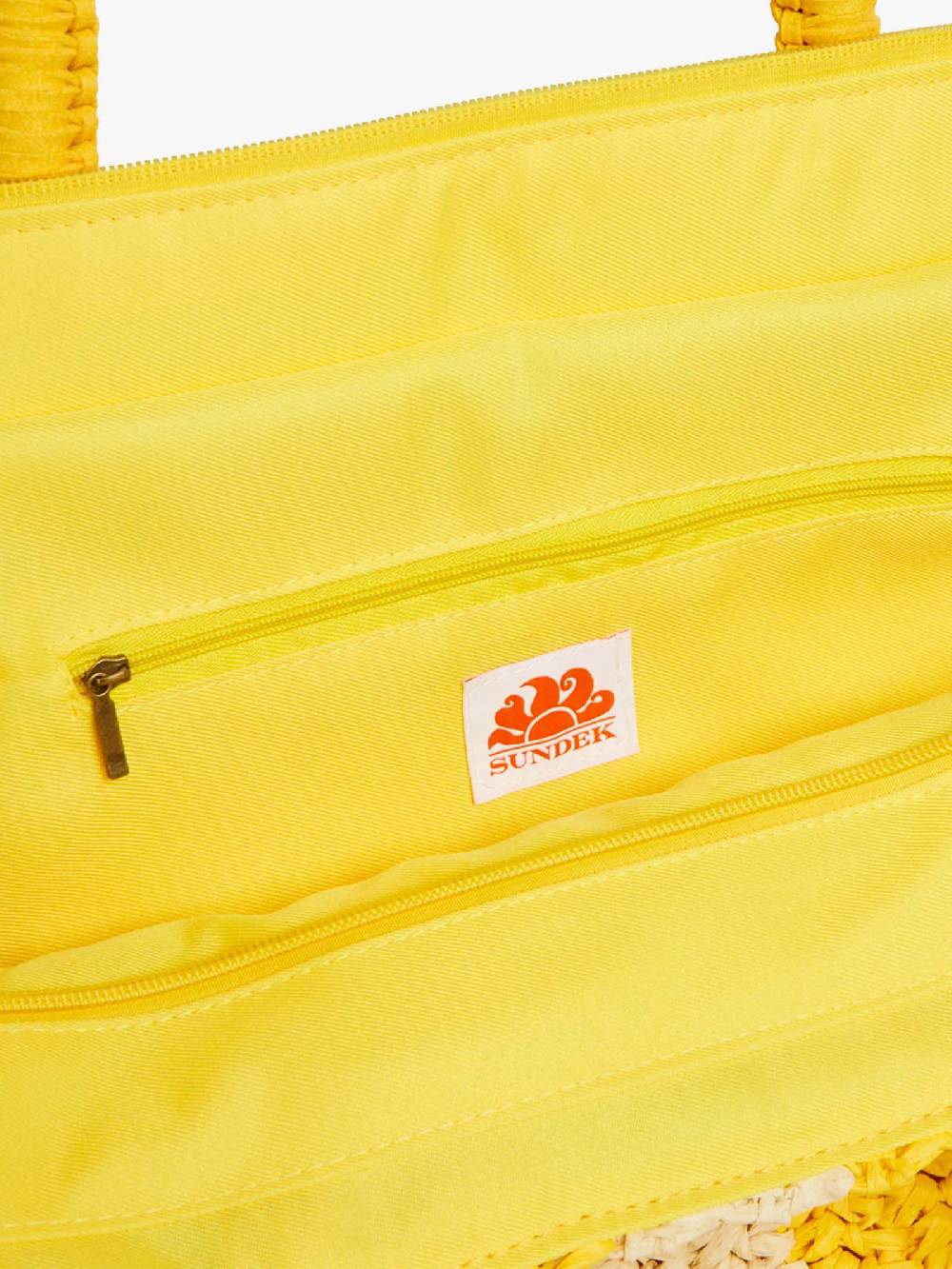 SUNDEK Borsa a mano CHOU STRAW AW741ABPA100 donna giallo Comprane uno, ottenene uno gratis
