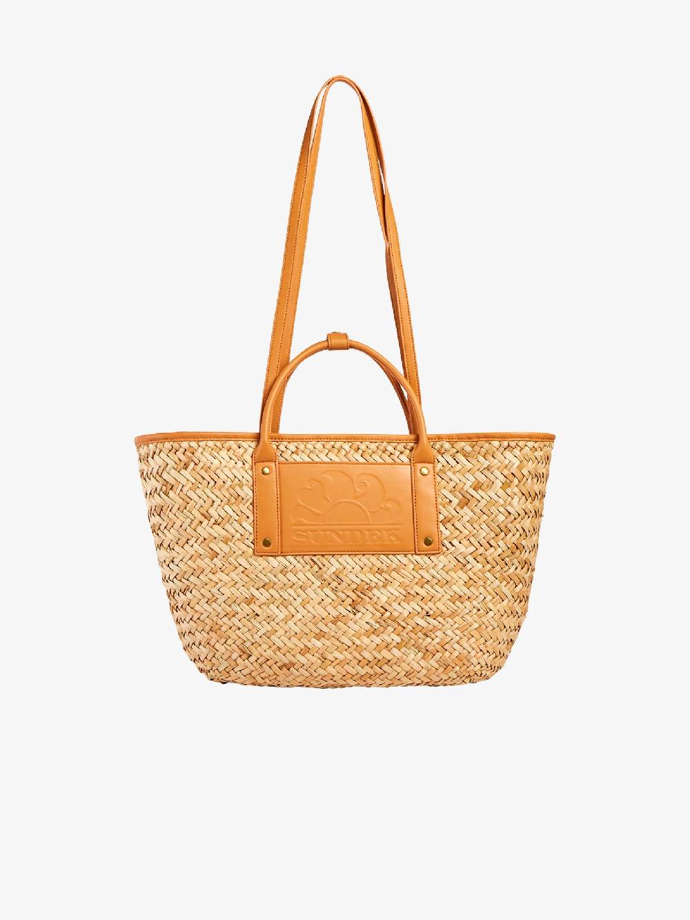 SUNDEK Borsa a mano FRAN BIG TOTE AW631ABST100 donna ramié beige Negozi Online
