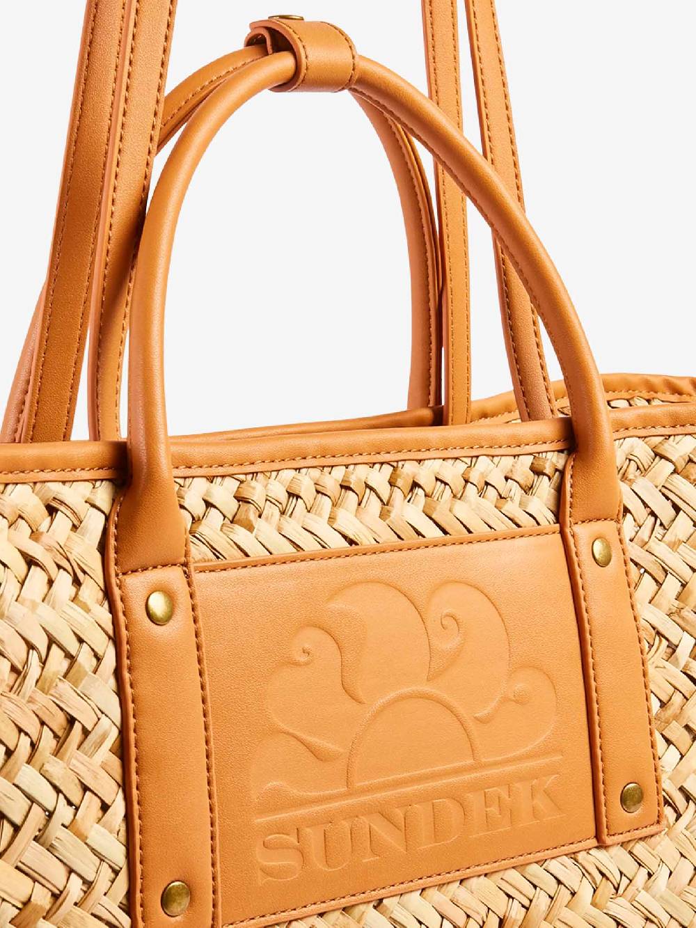 SUNDEK Borsa a mano FRAN BIG TOTE AW631ABST100 donna ramié beige Negozi Online