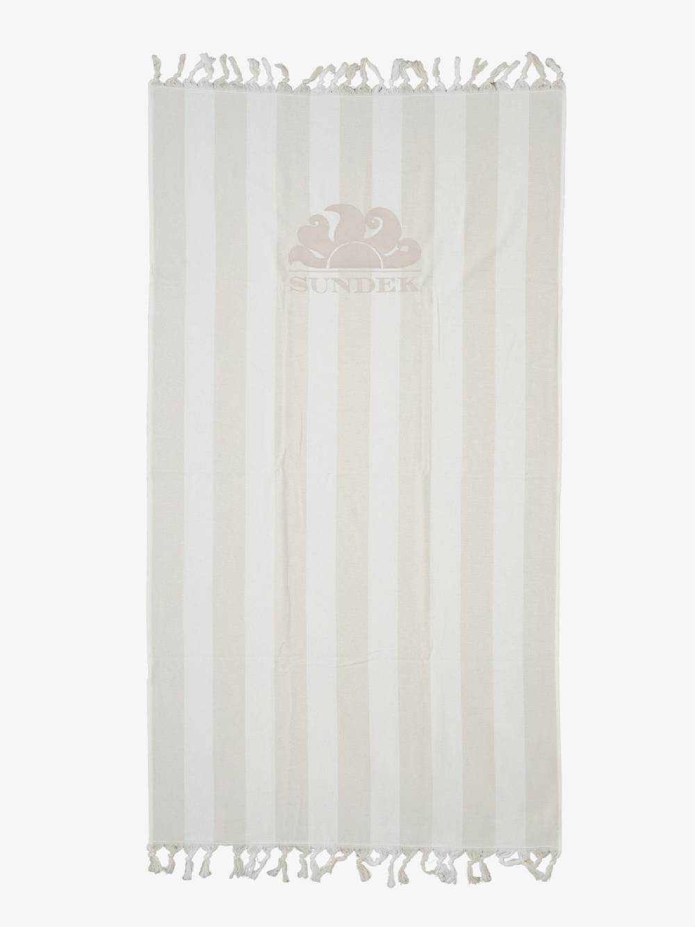 SUNDEK Telo da mare Jacquard Towel unisex verde/bicolore Prezzo Ridotto