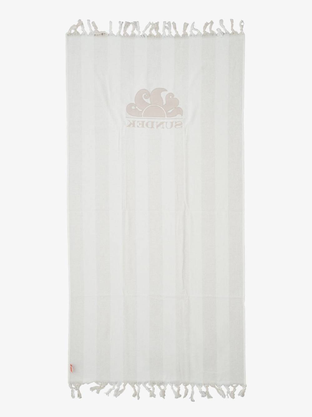SUNDEK Telo da mare Jacquard Towel unisex verde/bicolore Prezzo Ridotto