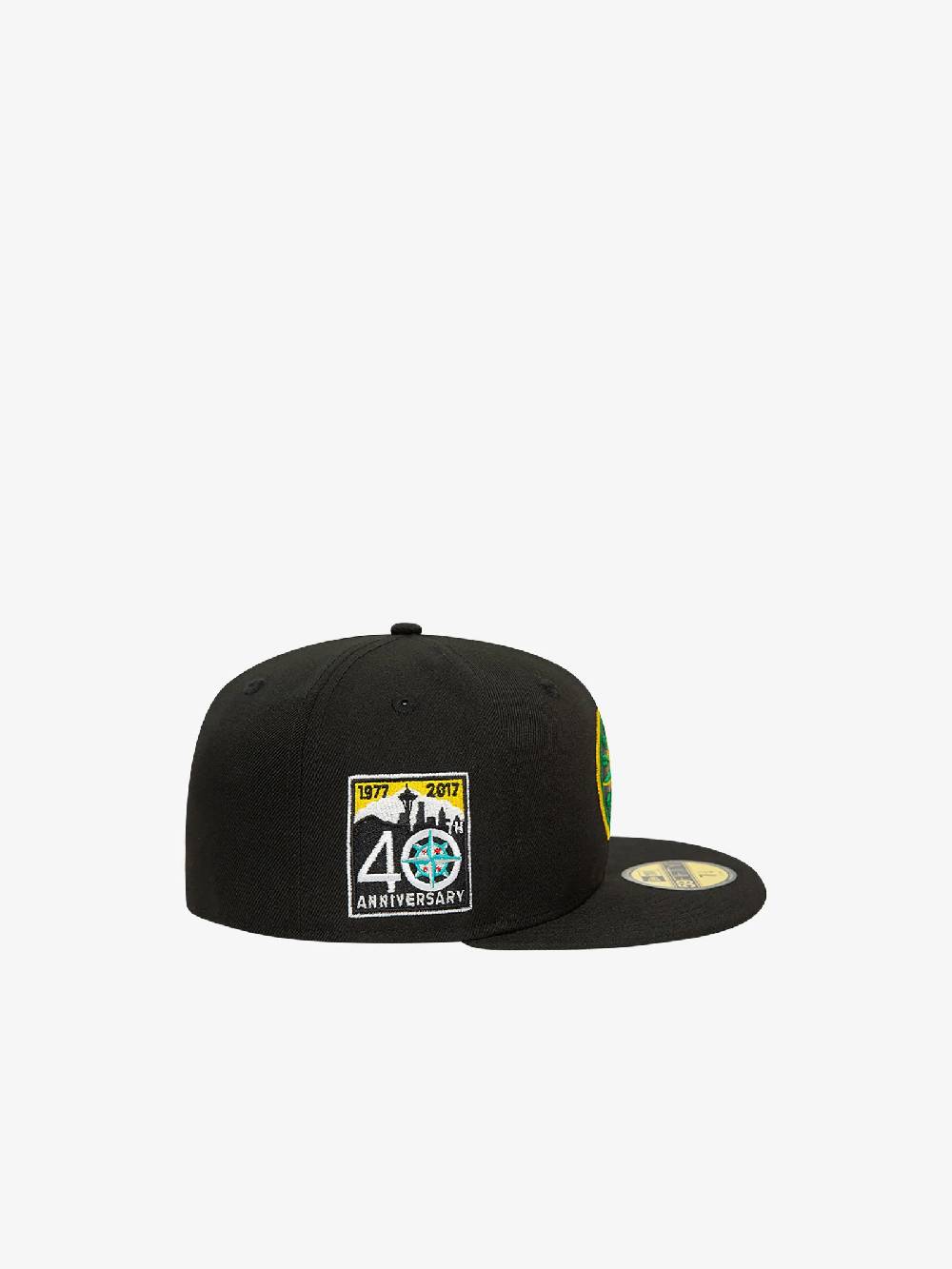 NEW ERA Cappello 59FIFTY Seattle Mariners MLB Cooperstown Alternative 60503344 uomo cotone nero Hotsell