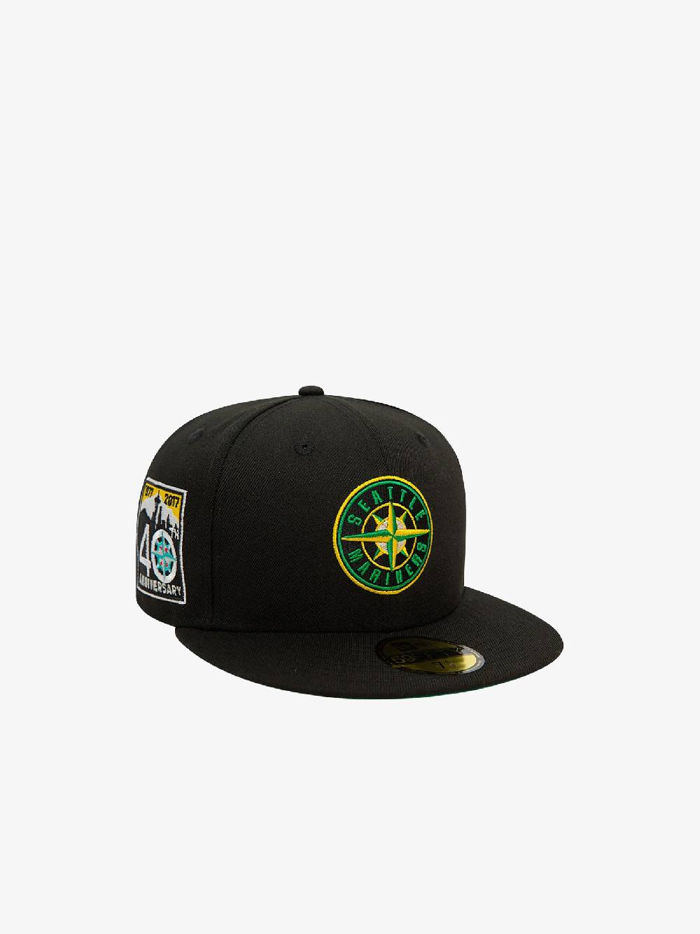 NEW ERA Cappello 59FIFTY Seattle Mariners MLB Cooperstown Alternative 60503344 uomo cotone nero Hotsell