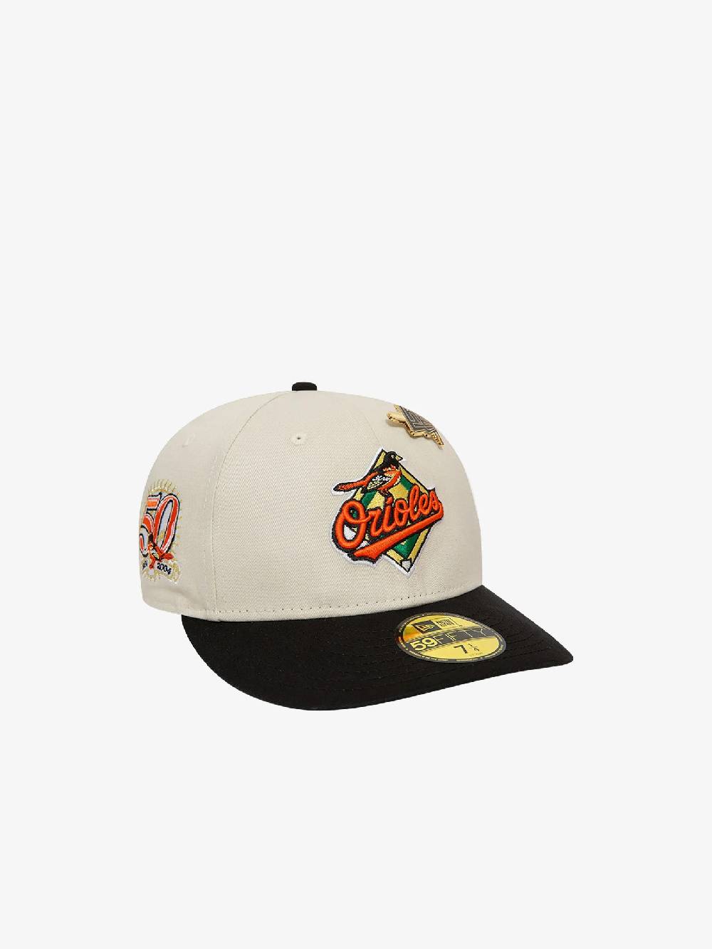 NEW ERA Cappello 59FIFTY Low Profile Baltimore Orioles MLB Pin 60503332 uomo cotone beige Vendita Calda