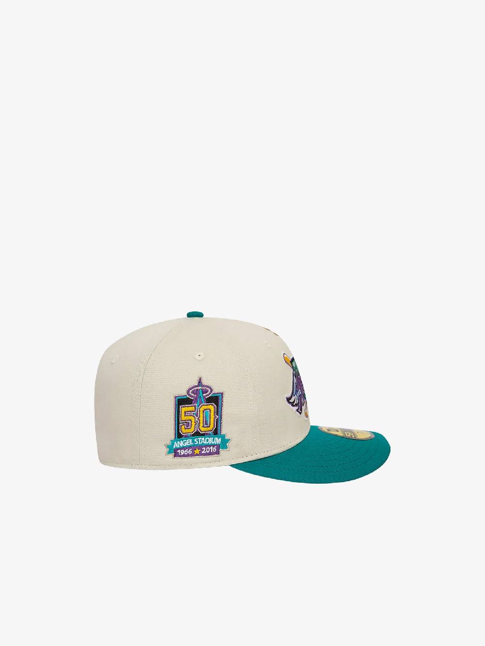 NEW ERA Cappello 59FIFTY Low Profile LA Angels MLB Pin 60503329 uomo cotone beige Vendita Economica