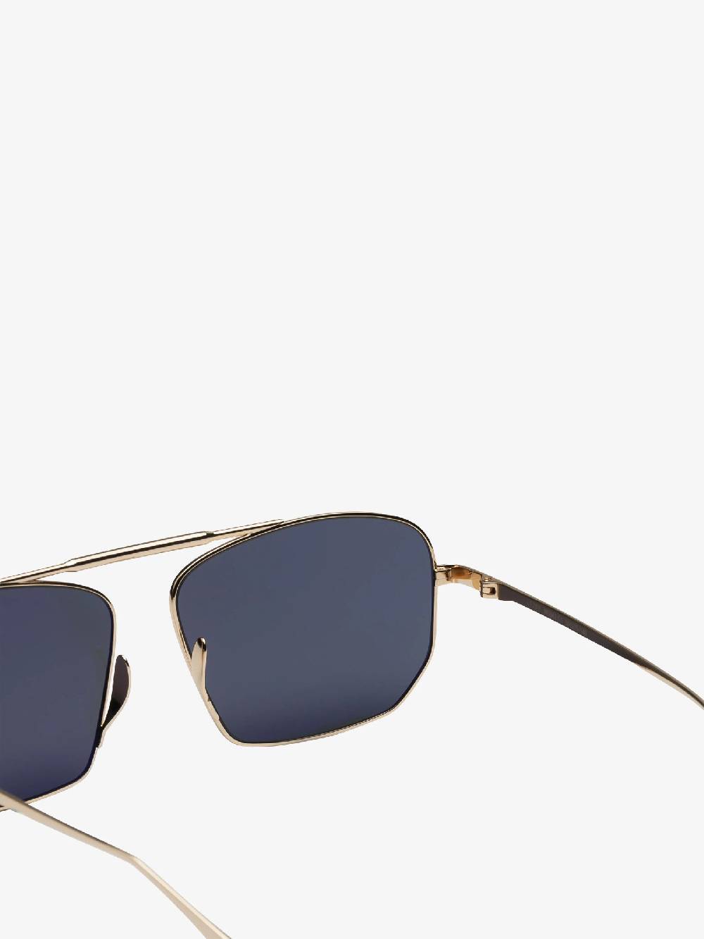 LEZIFF Occhiali da sole ASPEN uomo metallo nero Nuova