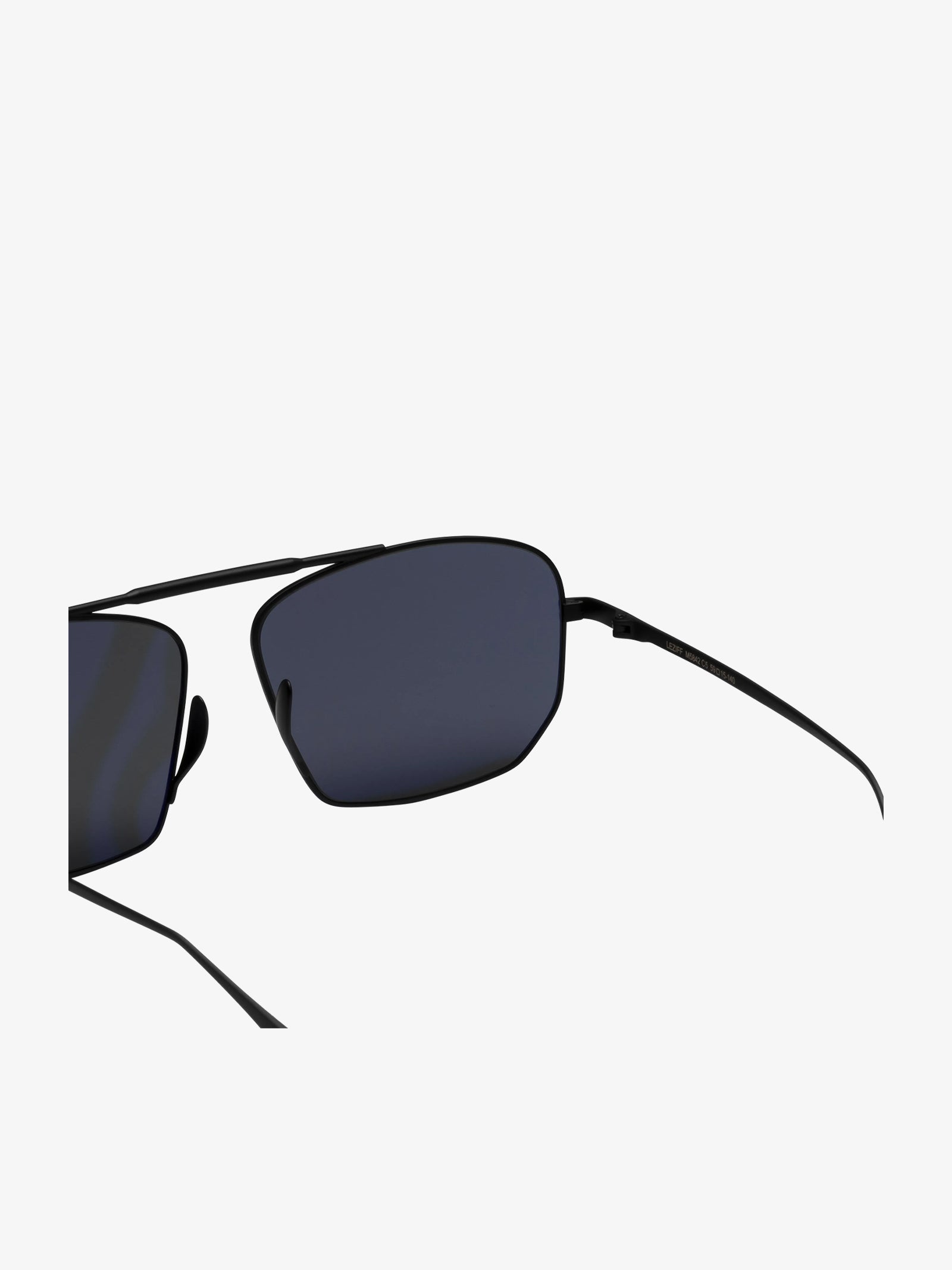 LEZIFF Occhiali da sole ASPEN uomo metallo nero Moda
