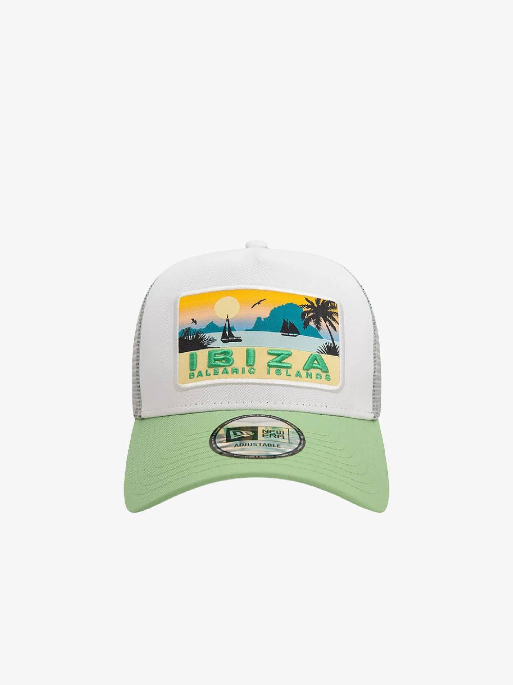 NEW ERA Cappello A-Frame Trucker New Era Summer Ibiza 60503542 cotone verde Promozione