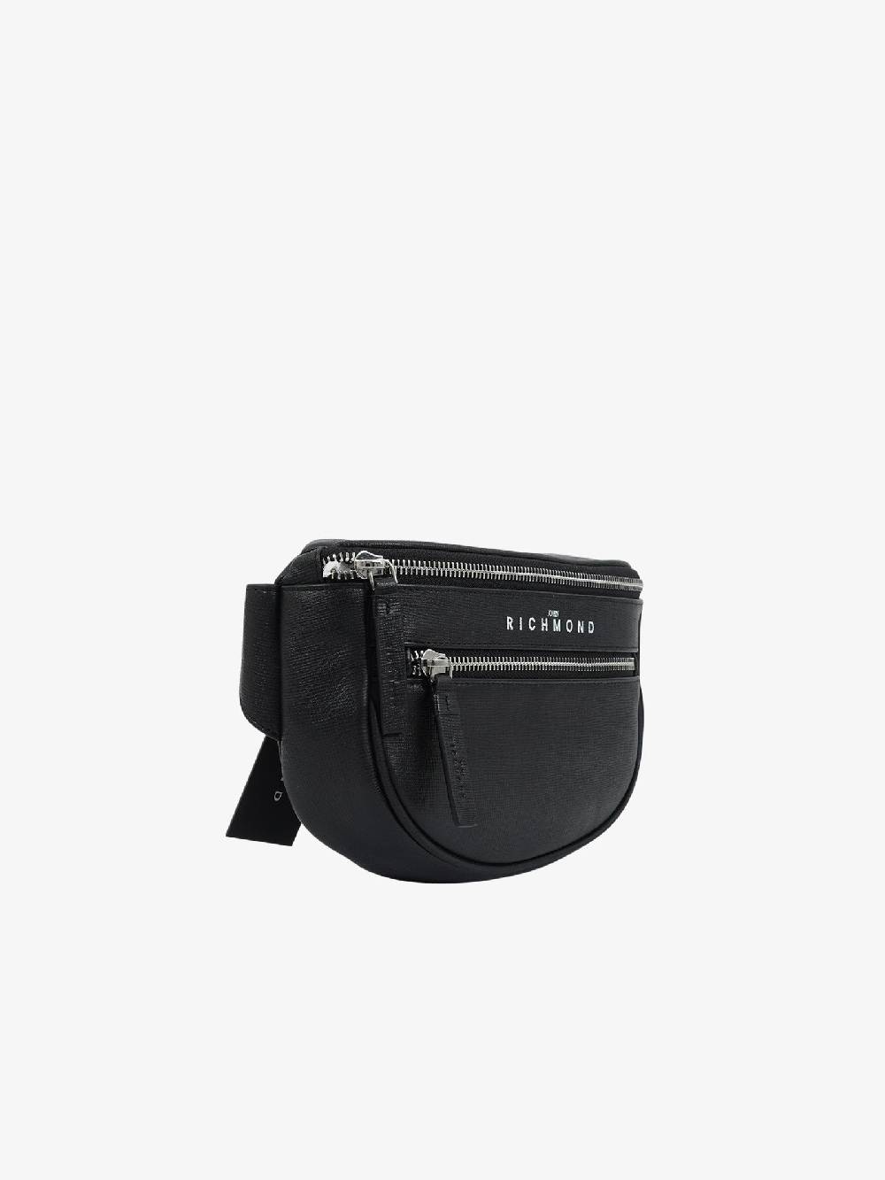 JOHN RICHMOND Marsupio JR-B126 JR-B126 uomo pelle nero Consegna Veloce