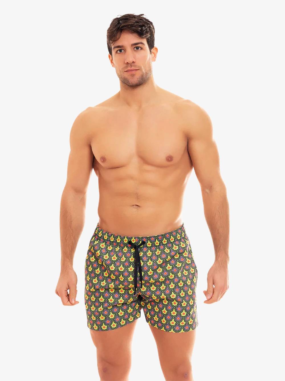 MOVE BEACHWEAR Costume da bagno Boxer Saint Vincent con stampa SVN PRINT 24 uomo giallo Sconto