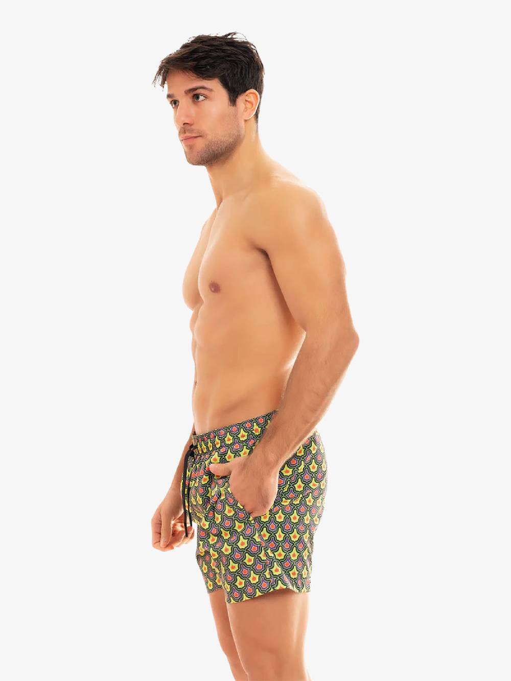 MOVE BEACHWEAR Costume da bagno Boxer Saint Vincent con stampa SVN PRINT 24 uomo giallo Sconto