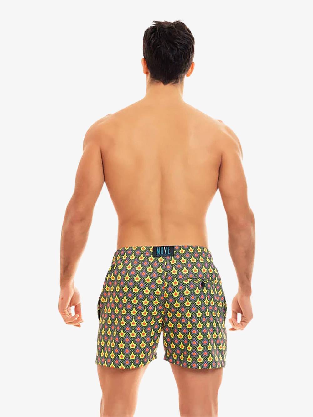 MOVE BEACHWEAR Costume da bagno Boxer Saint Vincent con stampa SVN PRINT 24 uomo giallo Sconto