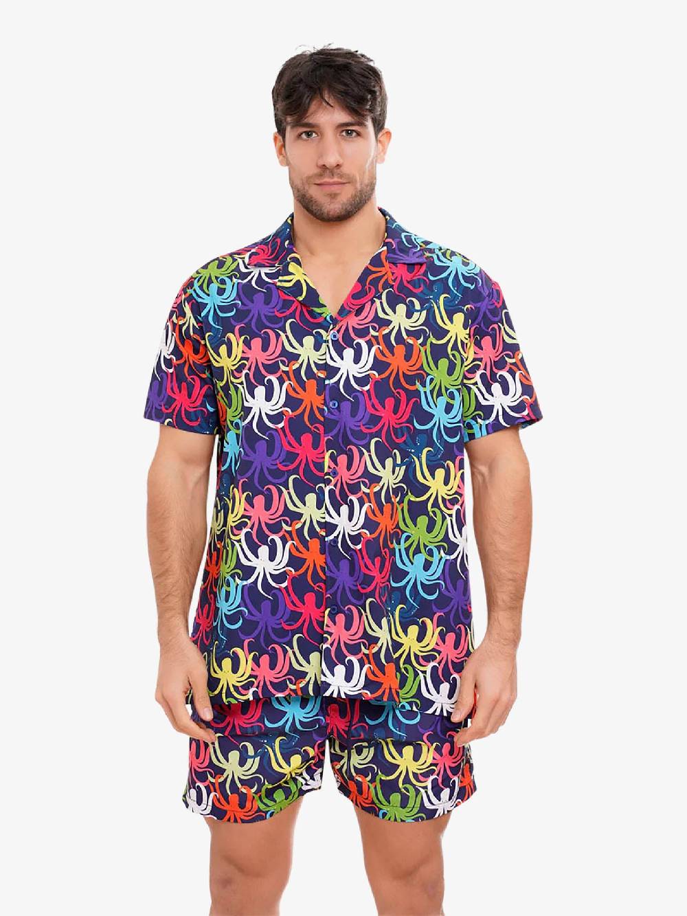 MOVE BEACHWEAR Camicia Bowling con stampa CAMICIA PRINT 24 uomo multicolor Hotsell
